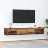 vidaXL TV omarica 2 kosa starinski les 80x31x25,5 cm inženirski les | Shoptok.si