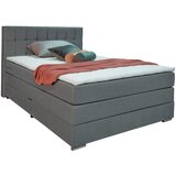 Hom`in POSTELJA BOXSPRING x , les, tekstil, leseni material siva | Shoptok.si