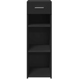  Komoda crna 30 x 42,5 x 93 cm od konstruiranog drva | Eponuda.com
