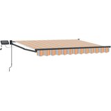 Ručna Ročna zložljiva senčnica z LED lučmi 3,5 x 2,5 m, (5000206040) | Shoptok.si