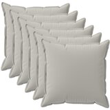  Presvlaka za jastuk 6 kom. HOUTEN Siva 35 x 35 cm Poliester | shoptok.hr