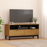 vidaXL TV omarica FLAM 110x40x50 cm trdna borovina Cene