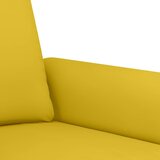  3-dijelni set sofa s jastucima žuti baršunasti | shoptok.hr