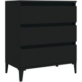 Maison Chic Komoda - Predalnik črna 60x35x70 cm inženirski les, (21715805) Cene