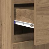  Kreveta Umjetnički hrast 60 x 35 x 70 cm Obrađeno drvo i čelik | shoptok.hr