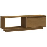 TV ormarić boja meda 110 x 30 x 33,5 cm od masivne borovine | shoptok.hr