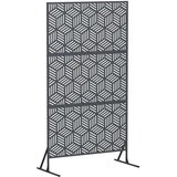  Zaslon za privatnost 100 x 50 x 180 cm Čelik Antracit - Antracit geometrijski uzorak | shoptok.hr