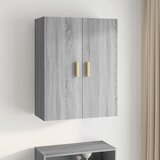 The Living Store Viseča stenska omarica siva sonoma 69,5x34x90 cm - Viseča Stenska Omarica, (21435470) Cene