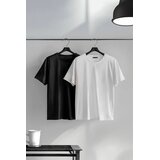 Trendyol Muški set majica TMNSS19BO0075, Crno-beli | Eponuda.com