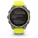 Garmin Fenix 8, 47 mm, Solar Sapphire Titanium, Amp Yellow/Graphite, (21581873) | Shoptok.si