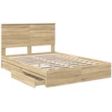  s od storage Sonoma hrast 140 x 190 cm Konstruirano drvo | shoptok.hr