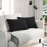 vidaXL jastučići za sofu 2 pcs crna 60 x 40 cm kordura tekstil | shoptok.hr