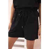 Kesi Włoski Women's punto set with short sleeves and shorts black | Shoptok.si