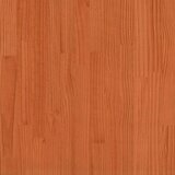 vidaXL Miza za sajenje s policami rjava 82,5x50x86,5 cm trdna borovina | Shoptok.si