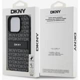Dkny PU Leather Repeat Pattern Tonal Stripe iPhone 16 Pro Max Black Ovitek za telefon Vijolična | Shoptok.si