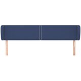  Uzglavlje s ušima plavo 183x23x78/88 cm od tkanine | shoptok.hr