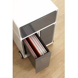Paperflow Pomični predalnik easyBox®, 1 predal, 1 predal za obešalne mape, 2 predala za CD-plošče, bel / antraciten | Shoptok.si