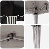  Rastezljivi šator za zabave 575 x 289 x 245 cm Crna | shoptok.hr
