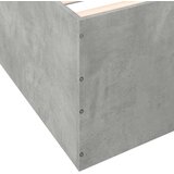  Posteljni okvir betonsko siv 150x200 cm inženirski les | Shoptok.si