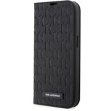 Karl Lagerfeld ovitek KLBKP13XSAKLHPK za iPhone 13 Pro Max knjiga črna - Saffiano Monogram Cene