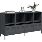 vidaXL Komoda antracit 135x39x73,5 cm hladno valjani čelik | shoptok.hr