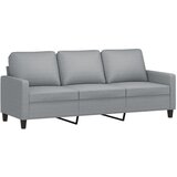  3-dijelni set sofa s jastucima svjetlosivi od tkanine | shoptok.hr
