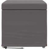  Stolica Siva 41 x 41 x 40 cm Umetno Usnje in Umetno Leseno, (5000243268) | Shoptok.si