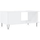  Stolić za kavu sjajni bijeli 90 x 50 x 40 cm konstruirano drvo Bijela | shoptok.hr