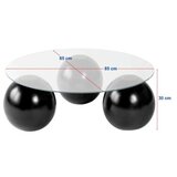 Hanah home Sto za kafu Miro Black Bronze | ePonuda.com