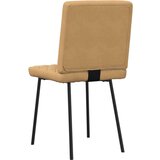  Jedilni stoli 2 kosa rjav žamet, (21828422) | Shoptok.si