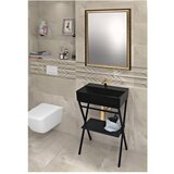 Sapho Crni keramički umivaonik 60x42 cm Sistema – | shoptok.hr