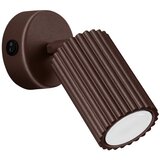 Sollux Lighting Stenska svetilka KARBON rjava s stikalom, (5000284922) | Shoptok.si