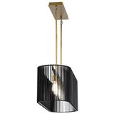 Quintiesse QN-LINARA-ISLE-BK - Luster na štapu LINARA 5xE27/60W/230V crna/zlatna | Eponuda.com