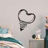 Wallity Zidna dekoracija Fall In Love, 55 x 70 cm, Crna | ePonuda.com