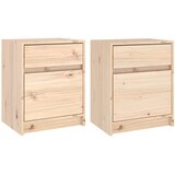  Noćni ormarići 2 kom 40 x 31 x 50 cm od masivne borovine | Eponuda.ba