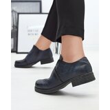 Resti navy blue women's eco leather half shoes Ilioppa | Shoptok.si