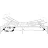  Električni podesivi okvir kreveta Bijela 90 x 213 cm Čelik | shoptok.hr
