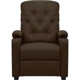  Električni naslanjač rjavo umetno usnje, (20927898) | Shoptok.si