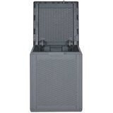  Vrtna kutija za pohranu siva od PP ratana 90 L | shoptok.hr