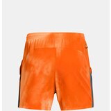 Under Armour Project Rock Ultimate 5in Training Printed Men's Orange Sports Shorts | ePonuda.com