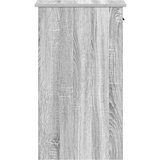 vidaXL Računalniški stolp s predalom siva sonoma 35x45x77 cm | Shoptok.si