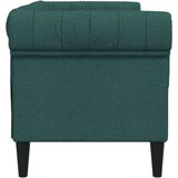  Kavč dvosed Chesterfield temno zelena tkanina, (21113574) | Shoptok.si