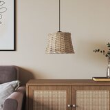  Sjenilo za stropnu svjetiljku smeđe Ø25x17 cm od pruća | shoptok.hr