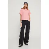 Tommy Jeans Kratka majica ženski, roza barva