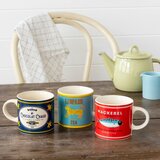 Rex London Temno modro-kremno bela keramična skodelica 350 ml Chocolat Chaud – | Shoptok.si