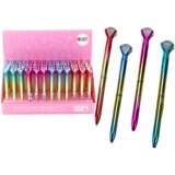 Diamond Ballpoint Pen Shiny Gold Color Blue Refill 0.7mm Mix Cijene