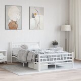 Furnova Posteljni okvir bel kovinski 120x200 cm, (21931746) Cene