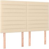  Za krevet s uzglavljem krem 140 x 200 cm od tkanine | shoptok.hr