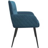  Dvosjed s metalnim nogama 2-sjedalo Plava Baršun | shoptok.hr