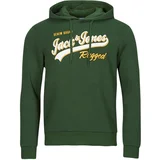 Jack & Jones JJELOGO SWEAT HOOD 2 COL 23/24 Zelena